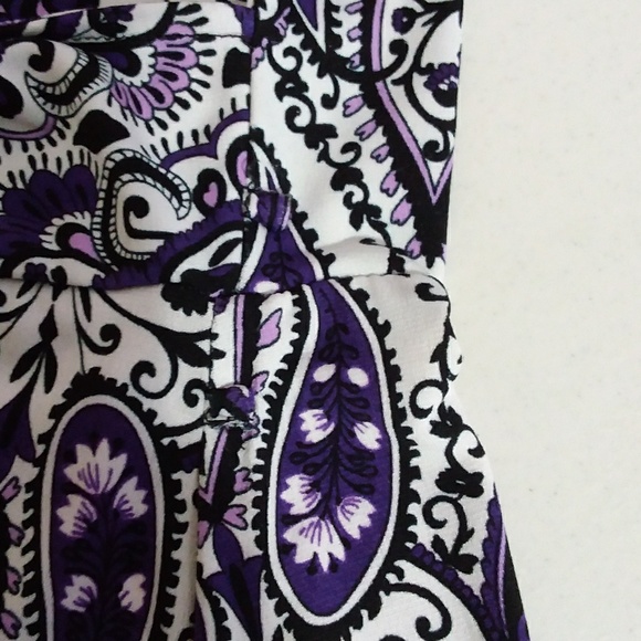 ☆☆ SOLD☆☆ Apt. 9 Purple Paisley Midi Dress - Picture 7 of 8